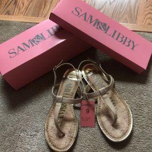 Sam and Libby Nude Sandals